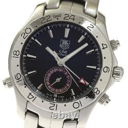 TAG HEUER Link WJF2115 GMT date Black Dial Automatic Men's Watch 815054