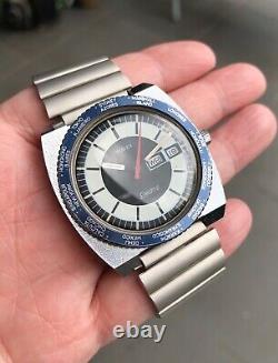 TIMEX Electric Model 42 World Time GMT Vintage Digital Quartz Watch for Repairs