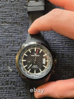 TIME FORCE Mens Watch Automatic GMT TF/A5019MN-01L BLACK DIAL 47mm