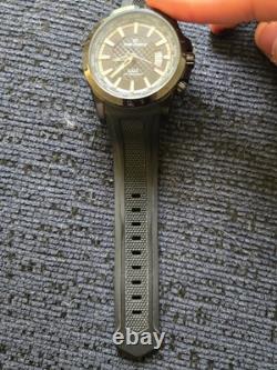 TIME FORCE Mens Watch Automatic GMT TF/A5019MN-01L BLACK DIAL 47mm