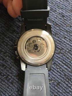 TIME FORCE Mens Watch Automatic GMT TF/A5019MN-01L BLACK DIAL 47mm
