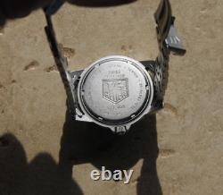 Tag Heuer 159.306 BA0606 Mens Watch 1500 Jumbo Silver Blue Black GMT Time Zone