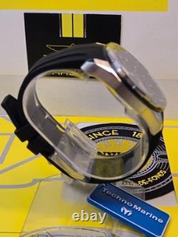 Technomarine OCEAN Chronograph GMT Quartz Black Dial Men's Watch TM-318098 NEW