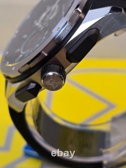 Technomarine OCEAN Chronograph GMT Quartz Black Dial Men's Watch TM-318098 NEW