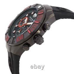Technomarine Reef Black Chronograph GMT Quartz Black Dial Men's Watch TM-523010