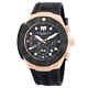 Technomarine Reef Black Chronograph GMT Quartz Black Dial Men's Watch TM-523011