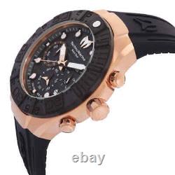 Technomarine Reef Black Chronograph GMT Quartz Black Dial Men's Watch TM-523011