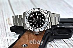 Time Warrior GMT Master Automatic Movement Stainless Steel Watch Water Resistant