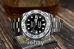 Time Warrior GMT Master Automatic Movement Stainless Steel Watch Water Resistant
