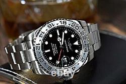 Time Warrior GMT Master Automatic Movement Stainless Steel Watch Water Resistant