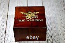 Time Warrior GMT Master Quartz Movement Stainless Steel Watch Water Resistant