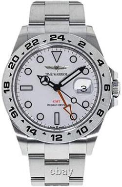 Time Warrior GMT, Swiss Quartz Movement Ronda 505, Water Resistant Watch