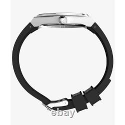 Timex Continental GMT World Time Watch Q Timex Quartz 39mm Silver