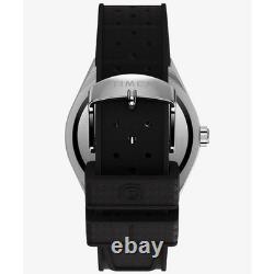 Timex Continental GMT World Time Watch Q Timex Quartz 39mm Silver