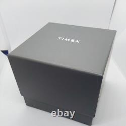 Timex GMT Silver Dial with Blue-Red Bezel Quartz Mens Mod. Watch TW2U99100