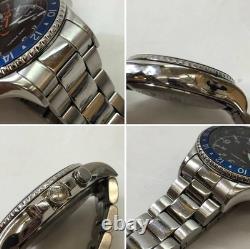 Timex Intelligent Quartz Allied Three GMT Silver Watch Used From Japan From Japa