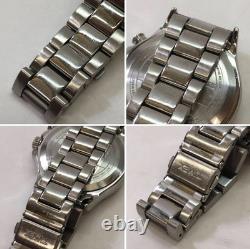 Timex Intelligent Quartz Allied Three GMT Silver Watch Used From Japan From Japa