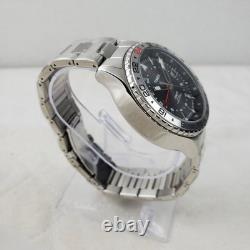 Timex Intelligent T2p424 3 Gmt 3 Time Zones Quartz Indiglo Wr 100m Men's Watch