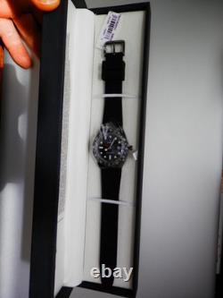 Timex Men's Watch Q GMT TW2V38200 Quartz Black Dial Synthetic Rubber Strap NEW