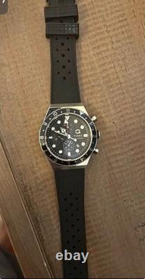 Timex Q GMT Chronograph 40mm Black Watch Brand New