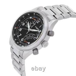 Timex Waterbury Chronograph GMT Quartz Black Dial Men's Watch TW2W47800
