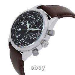 Timex Waterbury Chronograph GMT Quartz Blue Dial Men's Watch TW2W47900