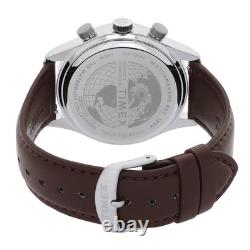 Timex Waterbury Chronograph GMT Quartz Blue Dial Men's Watch TW2W47900