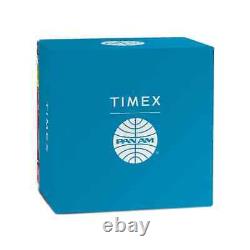 Timex Waterbury GMT x Pan Am 39mm Leather Strap Watch TW2W97300JR