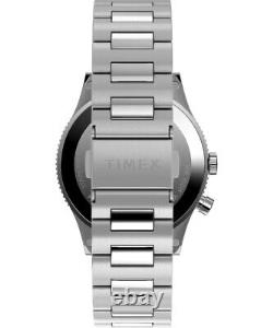 Timex Waterbury Traditional GMT 39mm Steel Men's Watch TW2W22700