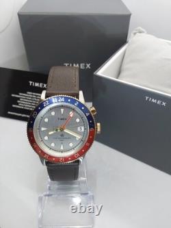 Timex Waterbury Traditional GMT Pepsi Quartz Men's Watch TW2U99100