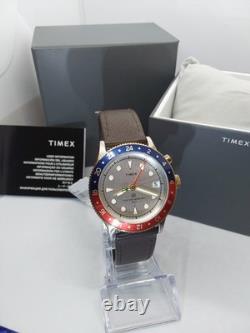 Timex Waterbury Traditional GMT Pepsi Quartz Men's Watch TW2U99100