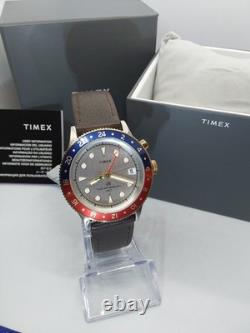 Timex Waterbury Traditional GMT Pepsi Quartz Men's Watch TW2U99100