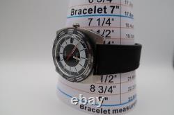 Timex World Time Reissue 39mm Leather Strap Black Dial Quartz Watch TW2V69500