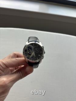 Tissot Couturier GMT Black Dial Black Leather Strap Watch T035.439.16.051.00