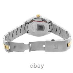 Tissot PR100 GMT Two Tone Steel Silver Dial Quartz Watch T101.452.22.031.00