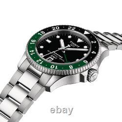 Tissot Seastar 1000 40 MM Quartz GMT Green Bezel Watch T120.852.11.051.00