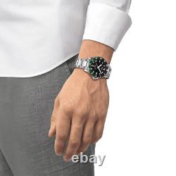 Tissot Seastar 1000 40 MM Quartz GMT Green Bezel Watch T120.852.11.051.00