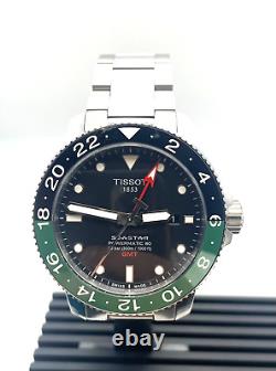 Tissot Seastar 1000 Powermatic 80 GMT Black Dial Watch T1204291105101