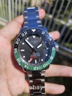 Tissot Seastar 1000 Powermatic 80 GMT Stainless Steel Men's Watch T1204291105101