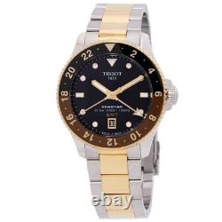 Tissot Seastar 1000 Quartz GMT Black Dial Men's Watch T1208522205100