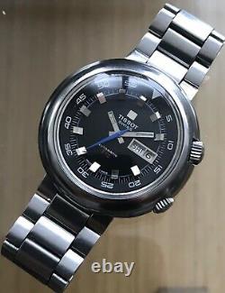 Tissot Super Compressor World Time T12 Navigator Cal 788 24 Hour Gmt Dial 1969