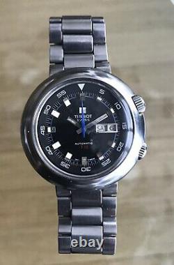 Tissot Super Compressor World Time T12 Navigator Cal 788 24 Hour Gmt Dial 1969