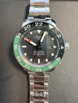 Tissot T120.429.11.051.01 Seastar 1000 Powermatic 80 GMT Steel 46 mm Men's Watch