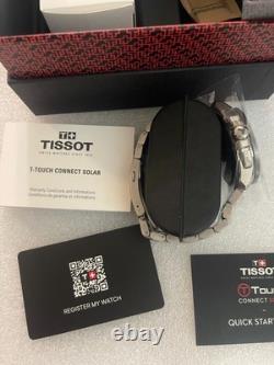 Tissot T-Touch Connect Solar GMT Digital Men's Watch T1214204405100 NEW
