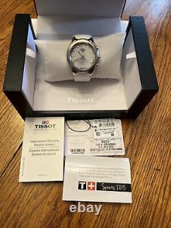 Tissot T-Touch Solar White Dial White Rubber Ladies Watch T075.220.17.017.00