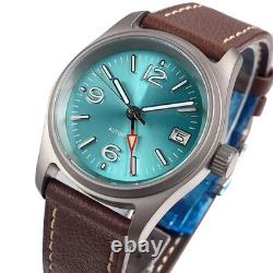 Titanium NH34A GMT Automatic Watch Men Pilot Watch 200m Waterproof Sapphire 36mm
