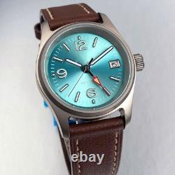 Titanium NH34A GMT Automatic Watch Men Pilot Watch 200m Waterproof Sapphire 36mm