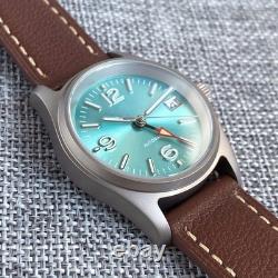 Titanium NH34A GMT Automatic Watch Men Pilot Watch 200m Waterproof Sapphire 36mm