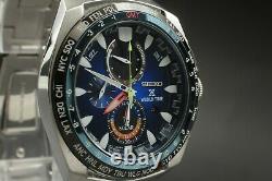 Top Mint Box Seiko Prospex SSC549P1 V195-0AB0 Sapphire Solar Watch from Japan