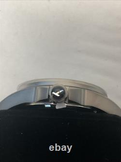 Torgoen T48 GMT ICE BLUE ION PLATED 44mm, Navy Silicone Strap NEW